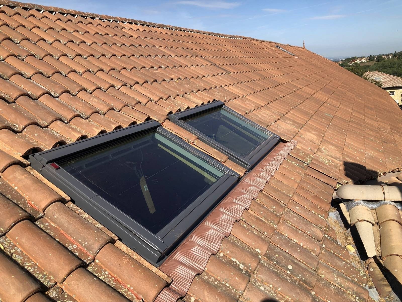 Fenêtres de toit Velux posées par ETS Guillaume
